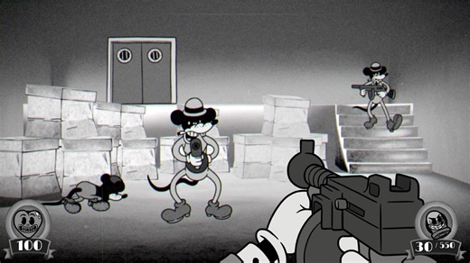 Mouse is a new FPS with 1930s animated cartoon noir graphics