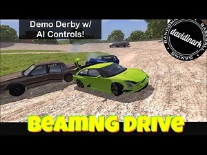 DEMO DERBY USING AI CONTROLS (w/ Tutorial) - BeamNG Drive Suggestion: Jack Leonard