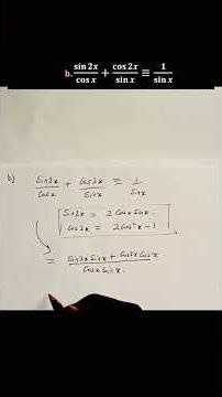 How to prove trigonometric identities| Pythagorean identities| Precalculus #grade12math