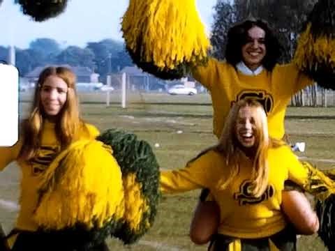 1970-72 SHAPE American High School, Belgium Cheerleaders