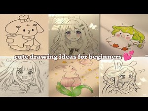 “From Doodles to Art 🌸 | Easy Cute Drawings for Beginners”#CuteDrawingIdeas