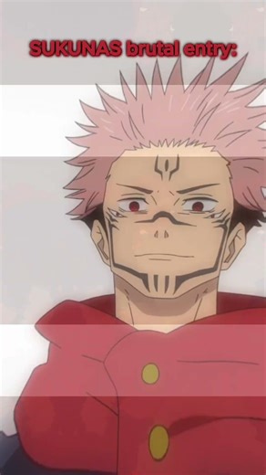 sukunas brutal entry.....in jujutsu kaisen #jujutsukaisen #jjk #sukuna #gojo #anime
