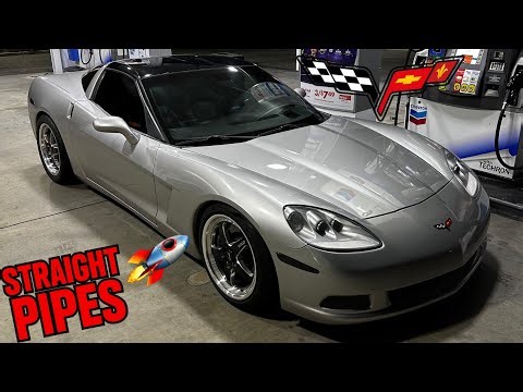 1AM CITY DRIVE STRAIGHT PIPES C6 CORVETTE