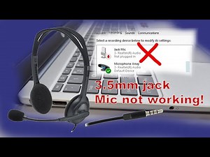 Fix Headset's Microphone Not Working on Windows 11 & 10 (Single 3.5mm Jack)