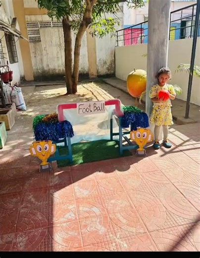 Little Kid Playing Football | Fun & Learning Activity .