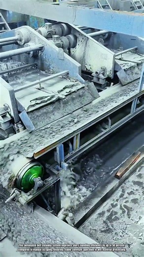 Best Innovation Conveyor System: How to Clean Slurry Using Belt Cleaner