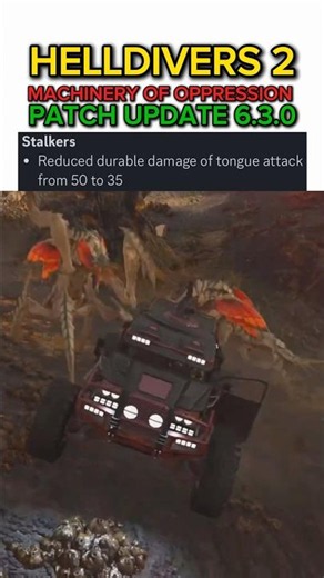 Stalkers NERF After Patch Update 6.3.0 - Helldivers 2