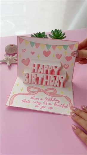 DIy Happy Birthday Card Idea 🎂