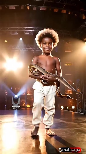 9.3K views · 64 reactions | The Brave Young Boy and His Snake: The Stunning America’s Got Talent Moment That Brought the Entire Stage to a Standstill | Unreal Stage | Facebook