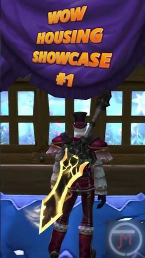 TRANSPARENT WINDOWS... WoW Housing Showcase #1 #shorts