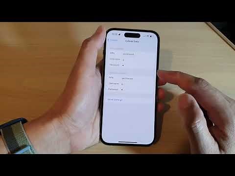 iPhone 14's/14 Pro Max: How to Set Cellular Network APN/Username/Password