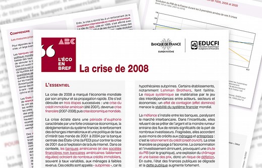 La crise de 2008 | Banque de France