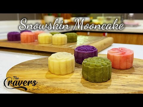 How to Make Snowskin Mooncake | White Lotus Paste Filling | Mid-Autumn Festival Recipe