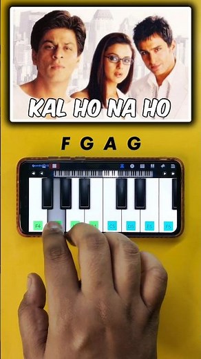 Kal Ho Na Ho - Simplified Tutorial | Get Flowkey for Free — Link Available in description and in Bio