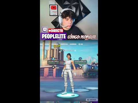 🚨NUEVA ACTUALIZACIÓN FORTNITE MARES🚨CODIGO PEOPLELITE🚨 #fortnite #epicpartner #peoplelite