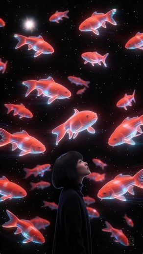 Odell Hussey | Cosmic Fishy Dreams 🐠💭😴✨ . . Keep Dreaming 🛌 . . #surrealism #spaceart #visualart #cosmicart #scifiart | Instagram