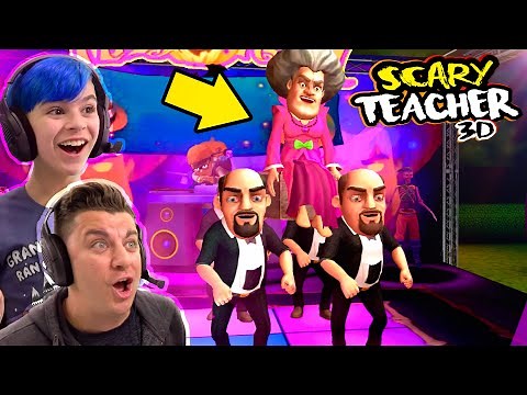 WE MADE SCARY TEACHER DO THE COFFIN DANCE! SCARY TEACHER 3D HALLOWEEN UPDATE