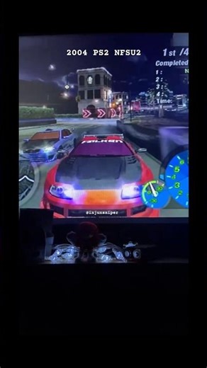 2004 PS2 TV Toyota Supra Need for Speed Underground 2 Tokyo Drift #ps2 #nfsu2