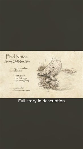 Nesting Snowy Owls Depend on One Fragile Food Source