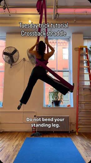 Izzy Ton | Tuesday trick tip: Crossback straddle There are tons of ways to get into crossback straddle - I think this is the most straightforward... | Instagram