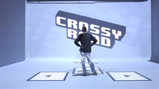 Augmenta on Instagram: "We created an augmented game: Crossy Road with Augmenta. Thanks to collision zones placed in the space, you can move forward and left to right using your body. Tracking technology : @augmenta.tech Interactive designer @quentin.script Dino : @adelviews Captation : @mary.aspect @baptistebabeau Visual software : @touchdesigner Place @studio.lablab @epsonfrance #ArtExhibition #ContemporaryArt #DigitalPerformance #ArtInstallation #VisualArt ImmersiveArt ExperimentalArt Perform