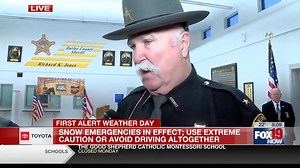 Sheriff Richard K. Jones was live with FOX19 a few moments ago discussing the current weather situation. | Butler County Sheriff's Office