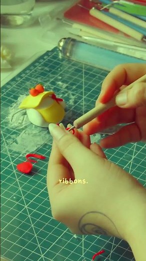 DIY Duck Charm from Clay🌻How to make a duck with clay without polymer clay #shorts #clayart #diy