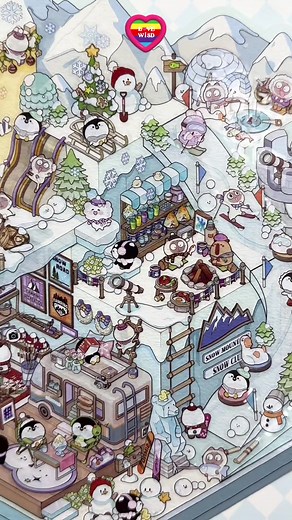 Creating a Stunning Ice and Snow World with Stickers