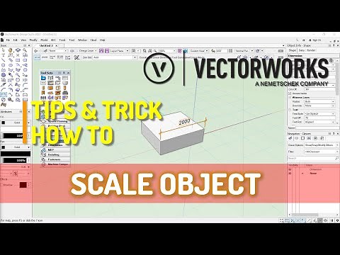 Vectorworks How To Scale Object