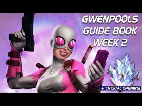 SpiderGwen | Kushala and Psylocke | Gwenpool Quest Week 2 + Empowered CrystalOpening | MCOC