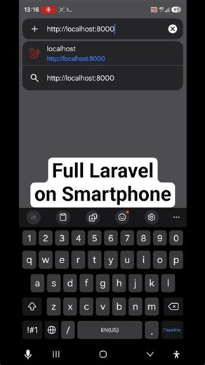Full Laravel on Smartphone: Running Full-Stack Laravel Server natively on Smartphone​