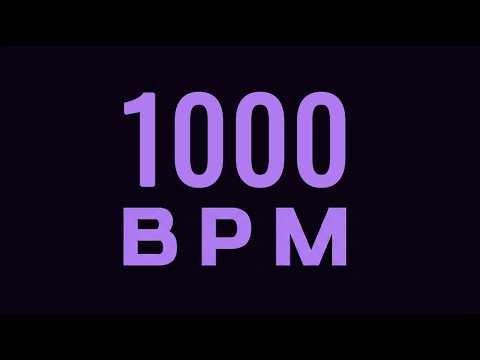 1000 BPM Metronome for Drums, Guitar & Percussion | Ultra Clear