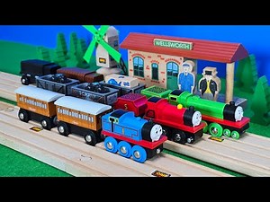 Thomas and Friends BRIO Wooden Trains in Action