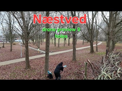 Drone preview 9 holes | Næstved Disc Golf course