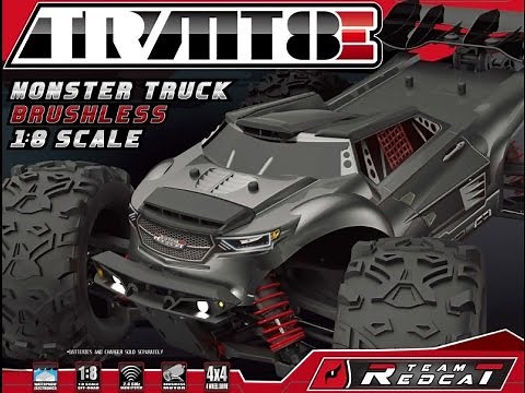 Unboxing Team Redcat TR-MT8E 1/8 Scale Premium Brushless Monster Truck