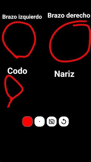 la nariz me quedo bien RARA XD 😆