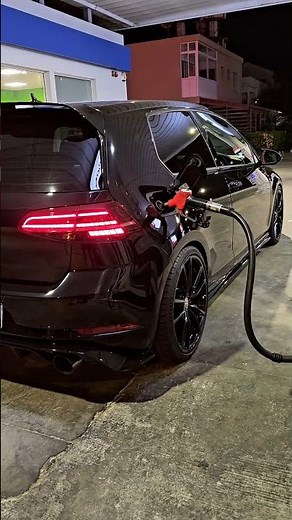 Black Golf 7.5 GTI #vwgolfgti #golf7