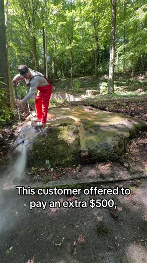 This Customer Offered To Pay an Extra $500 Then They Blocked My Number #allsidespressurewashing #pressurewashing #pressurewashingbusiness #satisfying #powerwashing