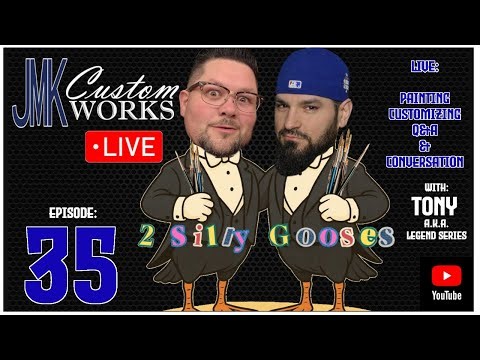 JMK Custom Works -LIVE EP35 1:12 GI Joe Classified Painting EVEN MORE Heads!