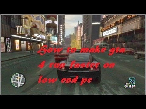 How to run Gta iv on low end pc (Commandline Trick)