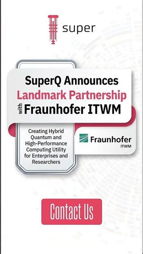 SuperQ Quantum Fraunhofer ITWM Partnership
