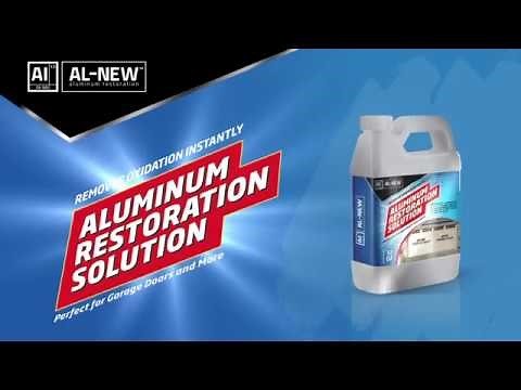 AL-NEW - A Breakthrough Aluminum Restoration Solution For Your Home.