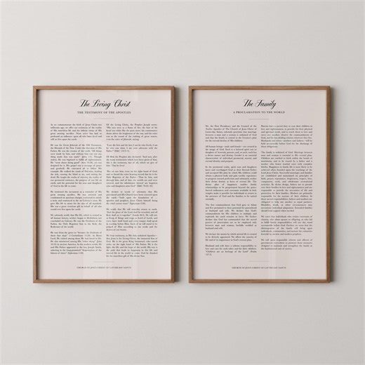 LDS 2 Print Bundle: the Living Christ, Restoration (digital Download) - Etsy