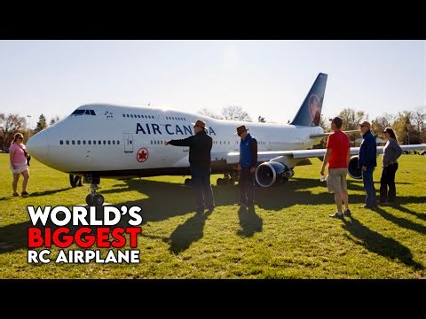 NEW RECORD! World's Biggest RC Aircraft | Boeing 747-400 Air Canada Airliner