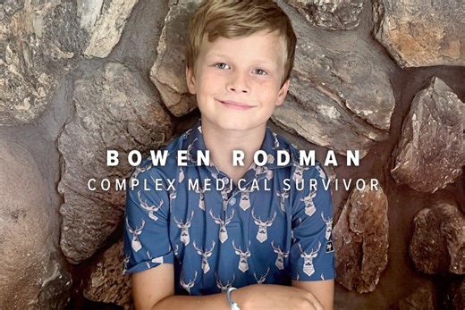Our next 2025 Goal Award recipient is Bowen Rodman. At just 10 years old, Bowen has already shown what it means to be a true competitor. Sports have always been his passion, especially wrestling, but last year he faced an opponent no child expects — a rare neurological disorder that caused sudden inflammation in his brain and spinal cord. With grit beyond his years, Bowen poured himself into therapy. His care team built his recovery around the things he loves most — sports, competition and movem