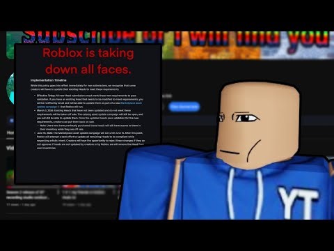 video changes Roblox removed classic faces and more ￼