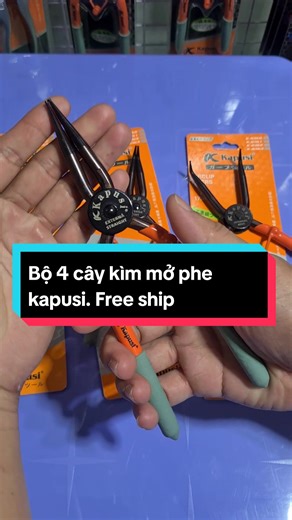 Bộ 4 Cây Kìm Mở Phe Kapusi - Miễn Phí Vận Chuyển