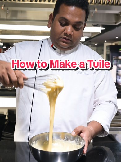Tuile Technique for Michelin-Style Dessert Plating