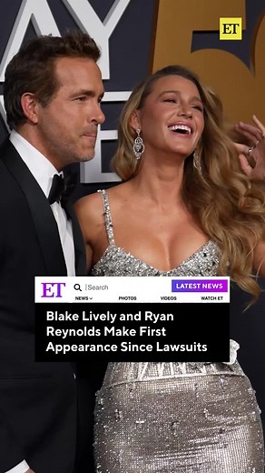 Entertainment Tonight on Instagram: "Blake Lively and Ryan Reynolds made their first appearance together since the ‘It Ends With Us’ lawsuits were filed, at the SNL 50th anniversary special."