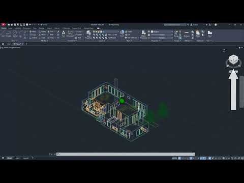 The ViewCube in AutoCAD